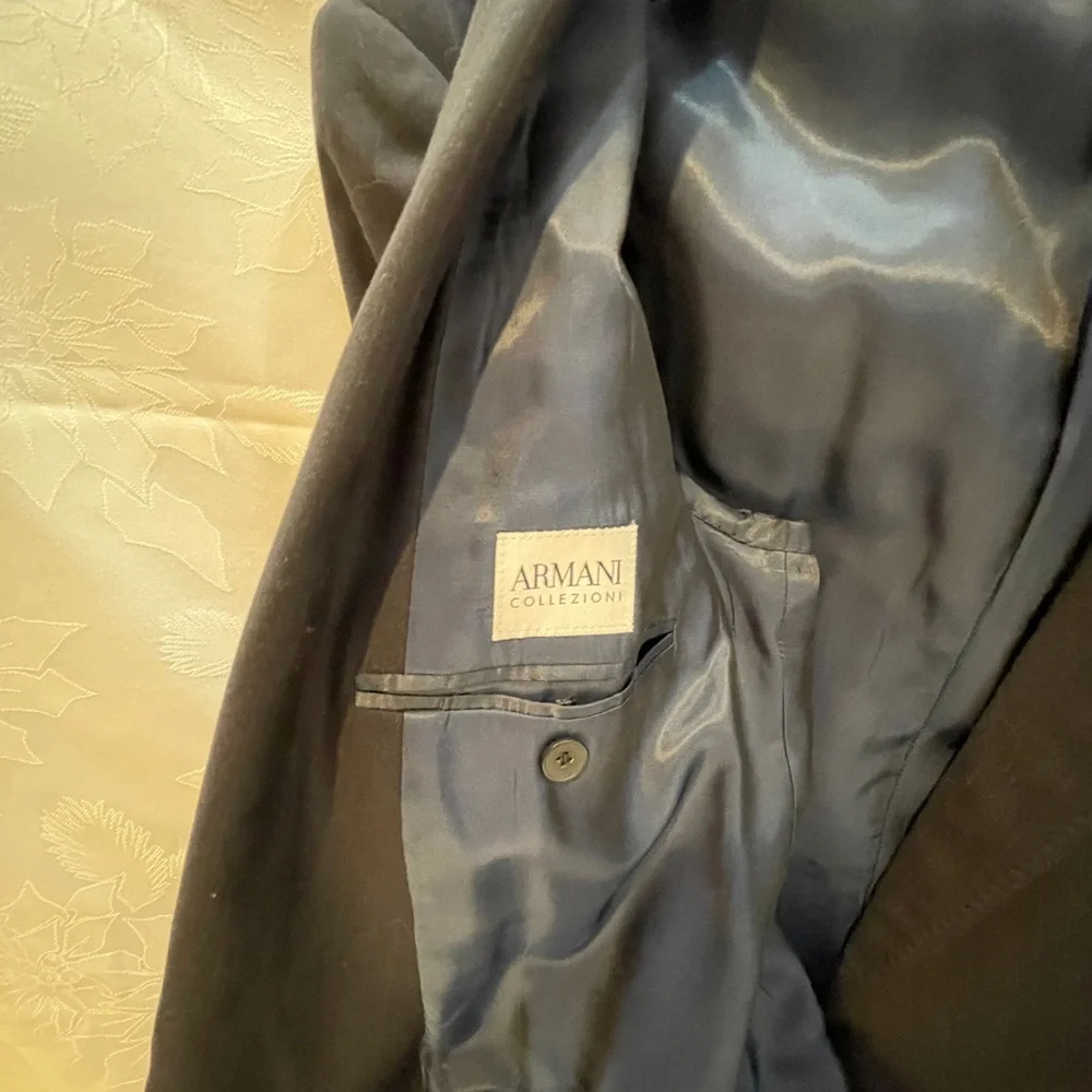 Armani Dark Pinstripe Suit - Picture 7 of 11
